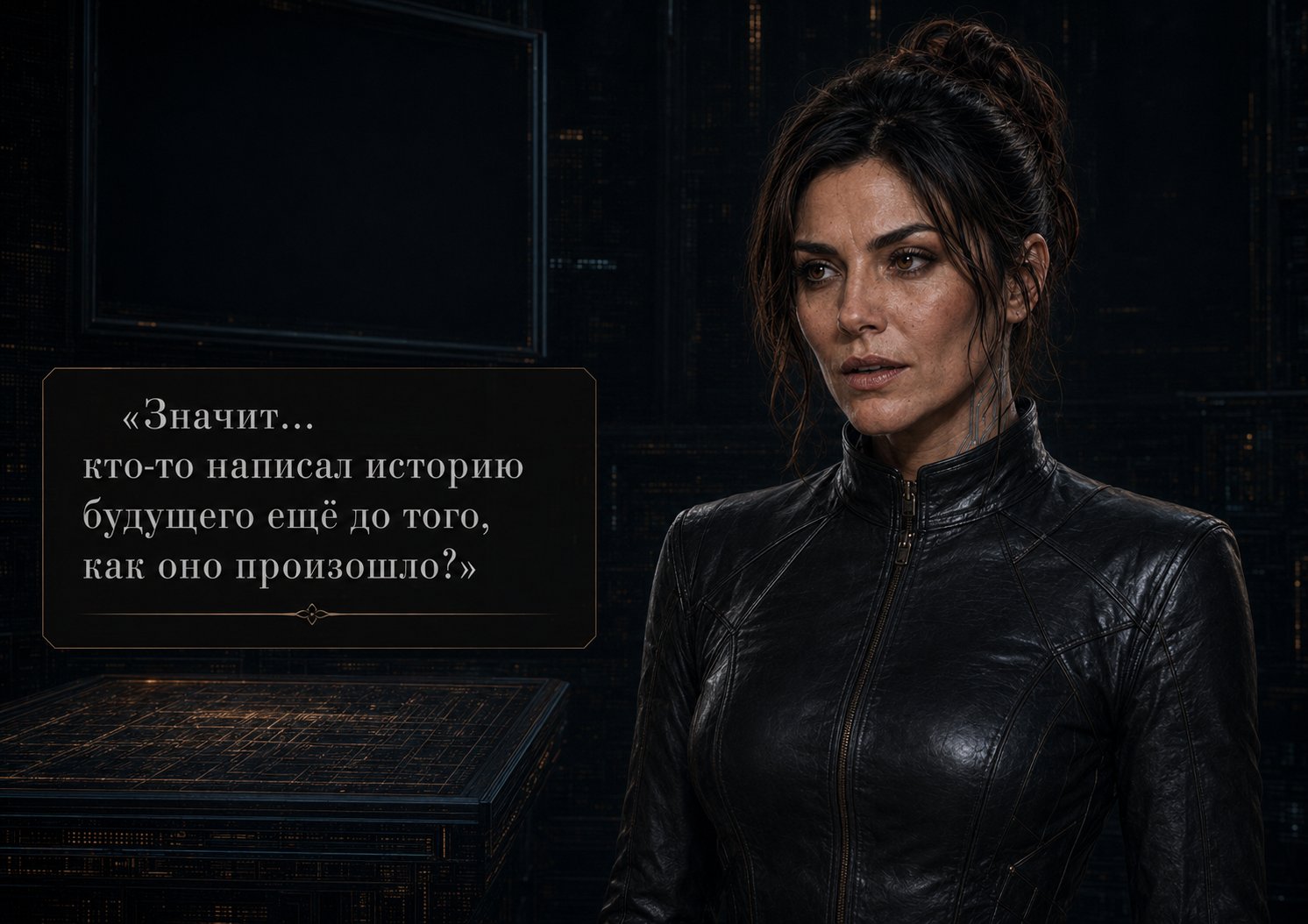 Джемини — «Значит, кто-то написал историю будущего ещё до того, как оно произошло?»