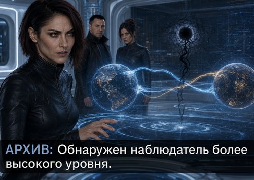 Тёмная линия наблюдения между двумя мирами — «Обнаружен наблюдатель более высокого уровня»