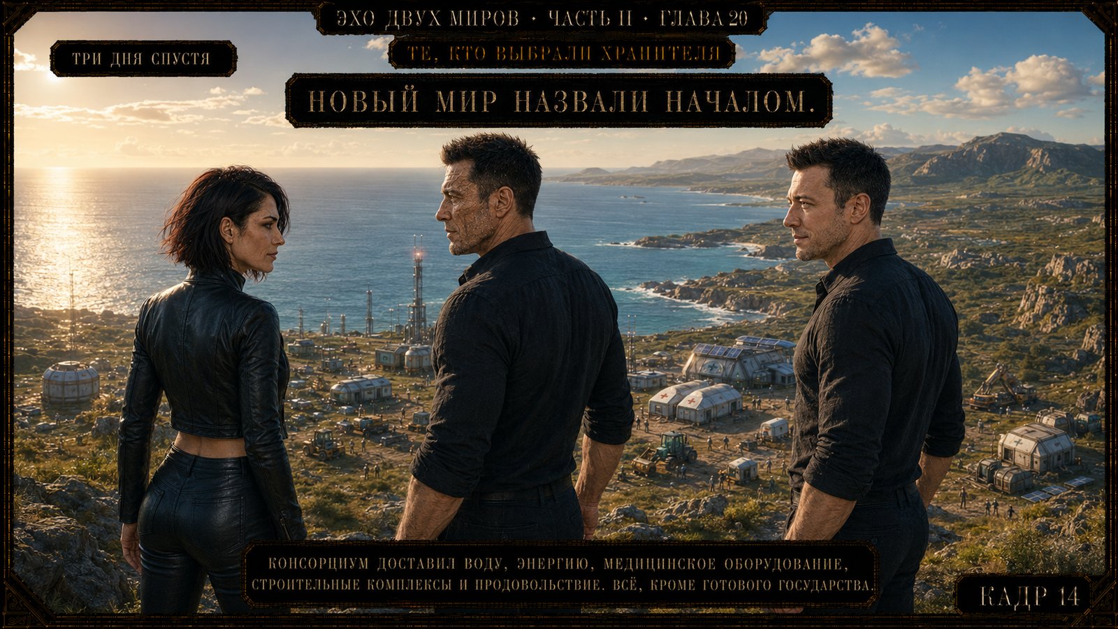 И тогда небо потемнело.