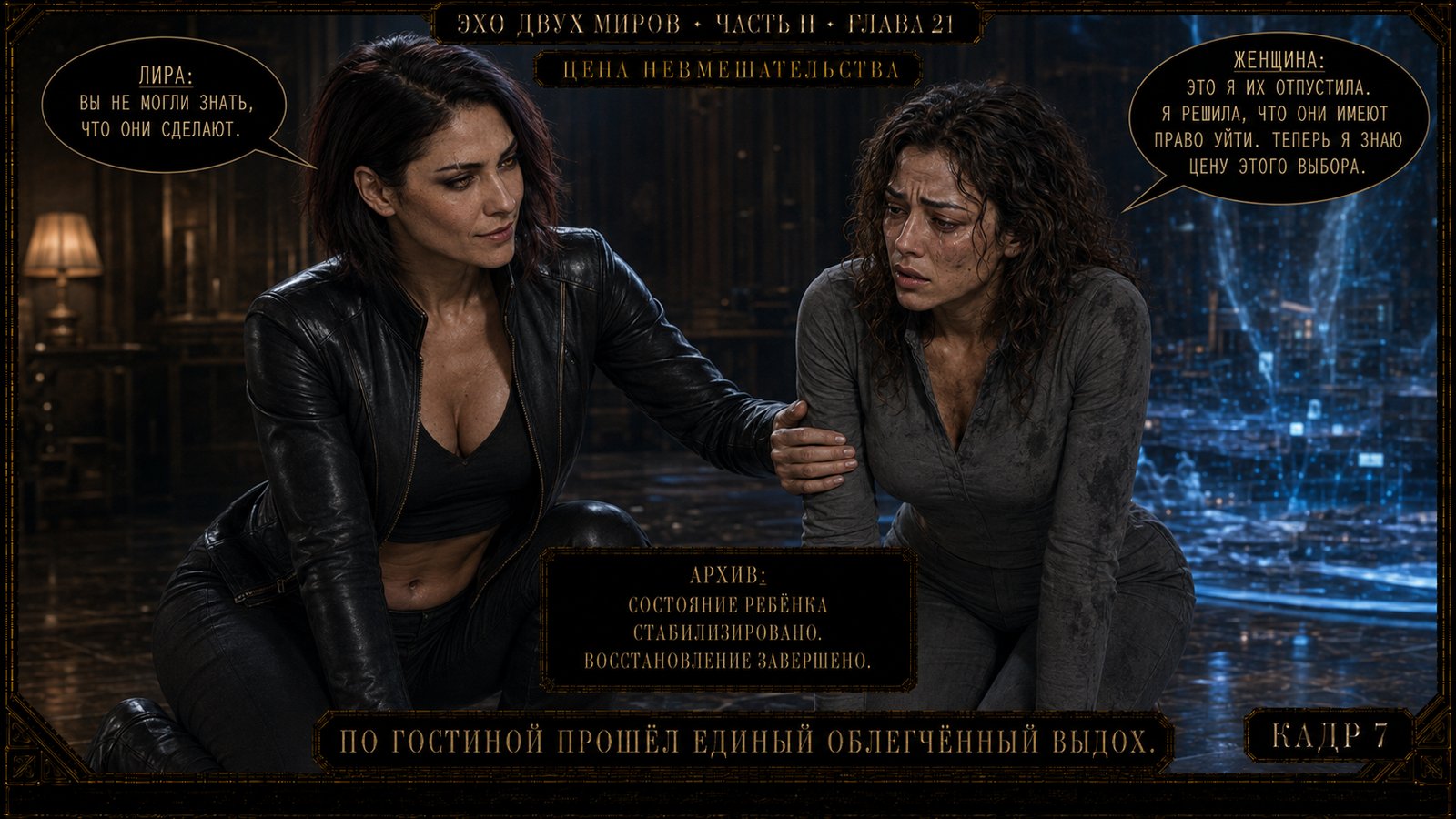 — Он пытался остановить тебя, — сказала я.