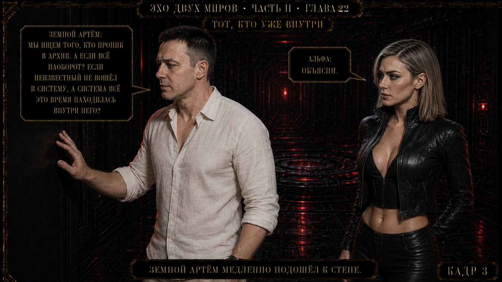 На запястьях и лодыжках незнакомца сомкнулись нейробраслеты.