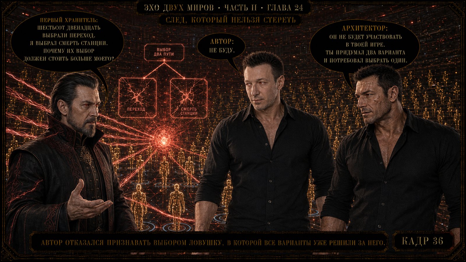 — Решение зафиксировано, — неожиданно ответила сама станция.