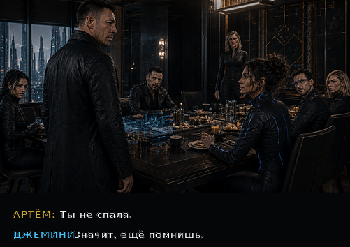 Комикс-кадр: «Ты не спала» — «Значит, ещё помнишь»